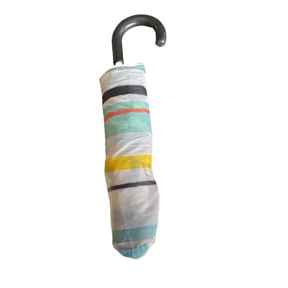 Colorful Striped Purse Size Umbrella - Picture 5 of 5